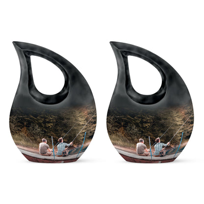 Father and Son memorial urn