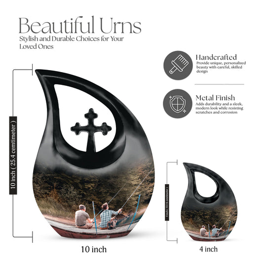 Father and Son memorial urn