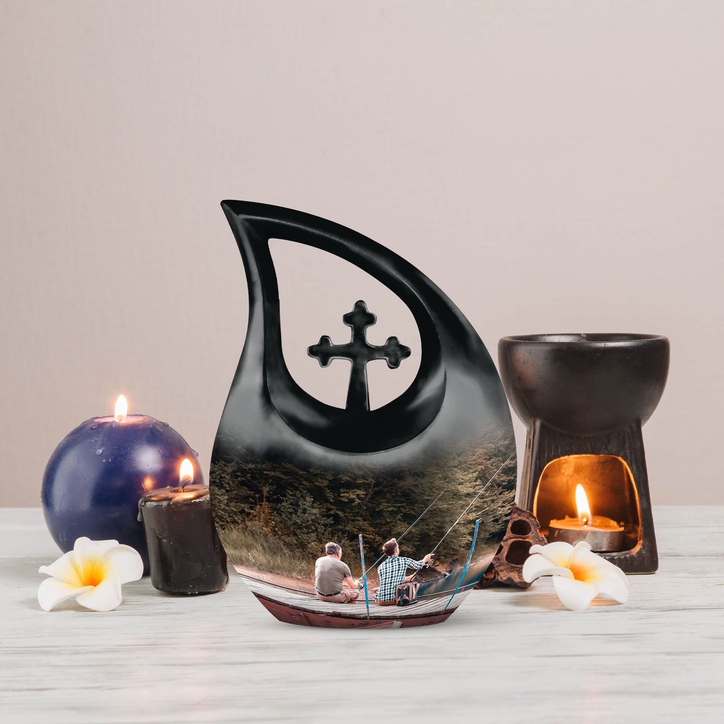 Father and Son memorial urn