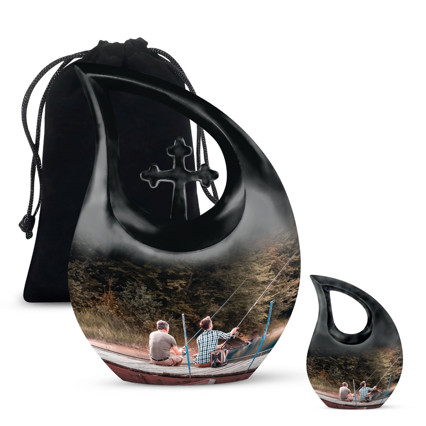 Father and Son memorial urn