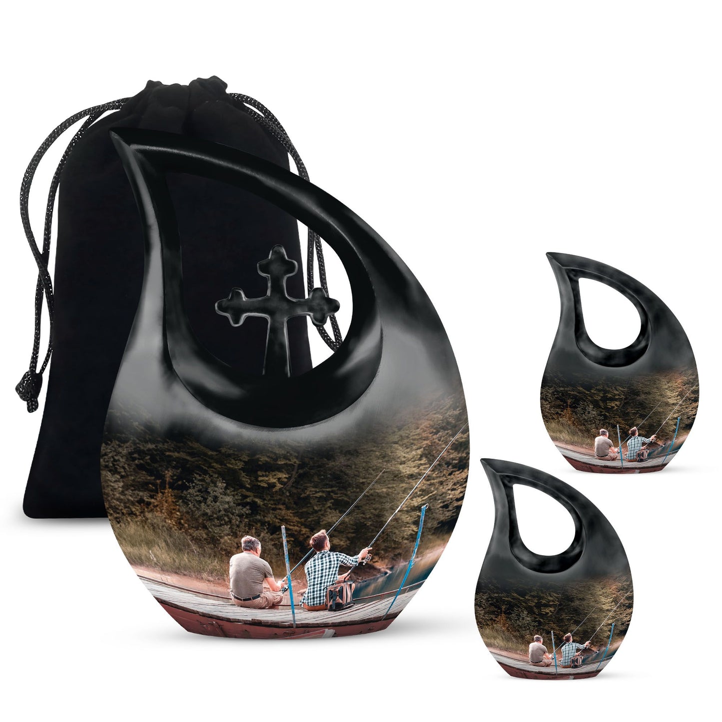 Father and Son memorial urn