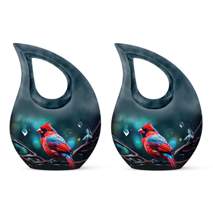 10-inch Cardinal Bird Urn