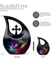 Colorful Image Nebula 10-inch Cardinal Keepsake Urn 