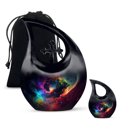 Colorful Image Nebula 10-inch Cardinal Keepsake Urn 