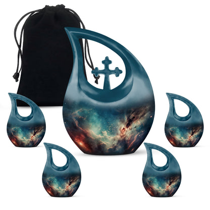 10-Inch Glowing Star Field Urn