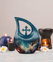 10-Inch Glowing Star Field Urn