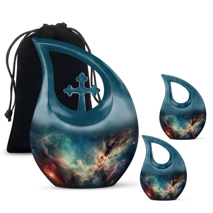 10-Inch Glowing Star Field Urn