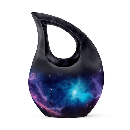 Illustration Galaxy Cross Drop Urn, 
