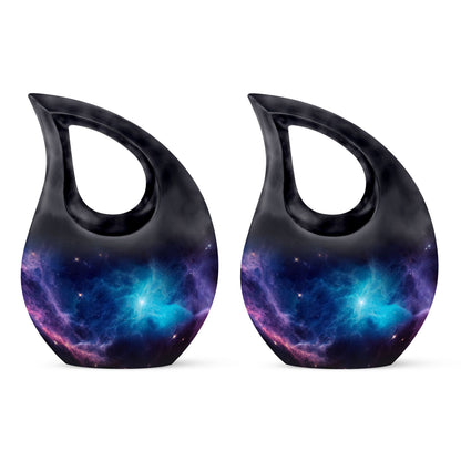 Illustration Galaxy Cross Drop Urn, 