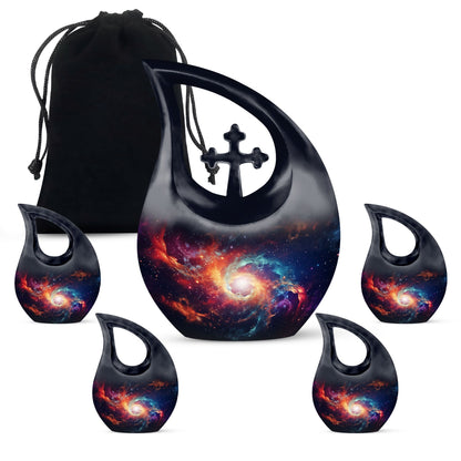 Rainbow Galaxy Revolving Urn