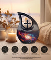 Rainbow Galaxy Revolving Urn