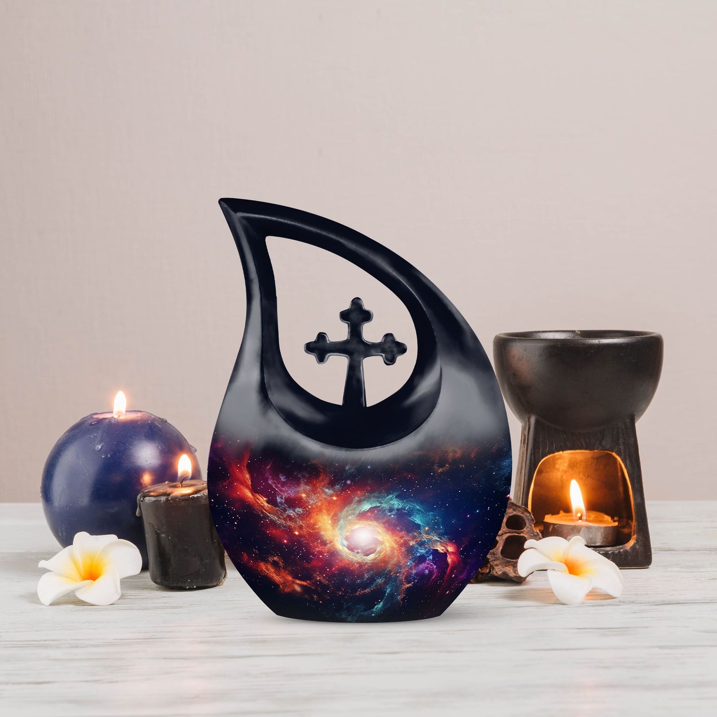 Rainbow Galaxy Revolving Urn