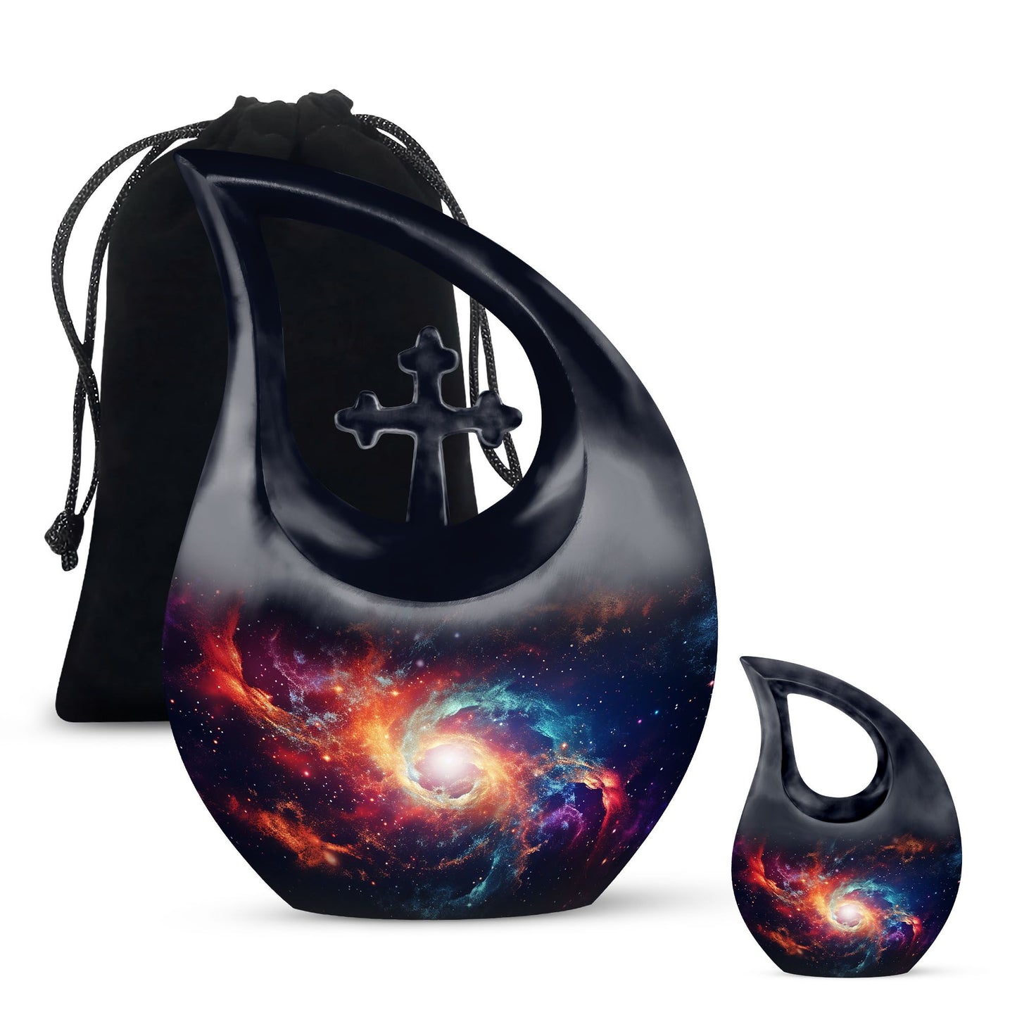 Rainbow Galaxy Revolving Urn
