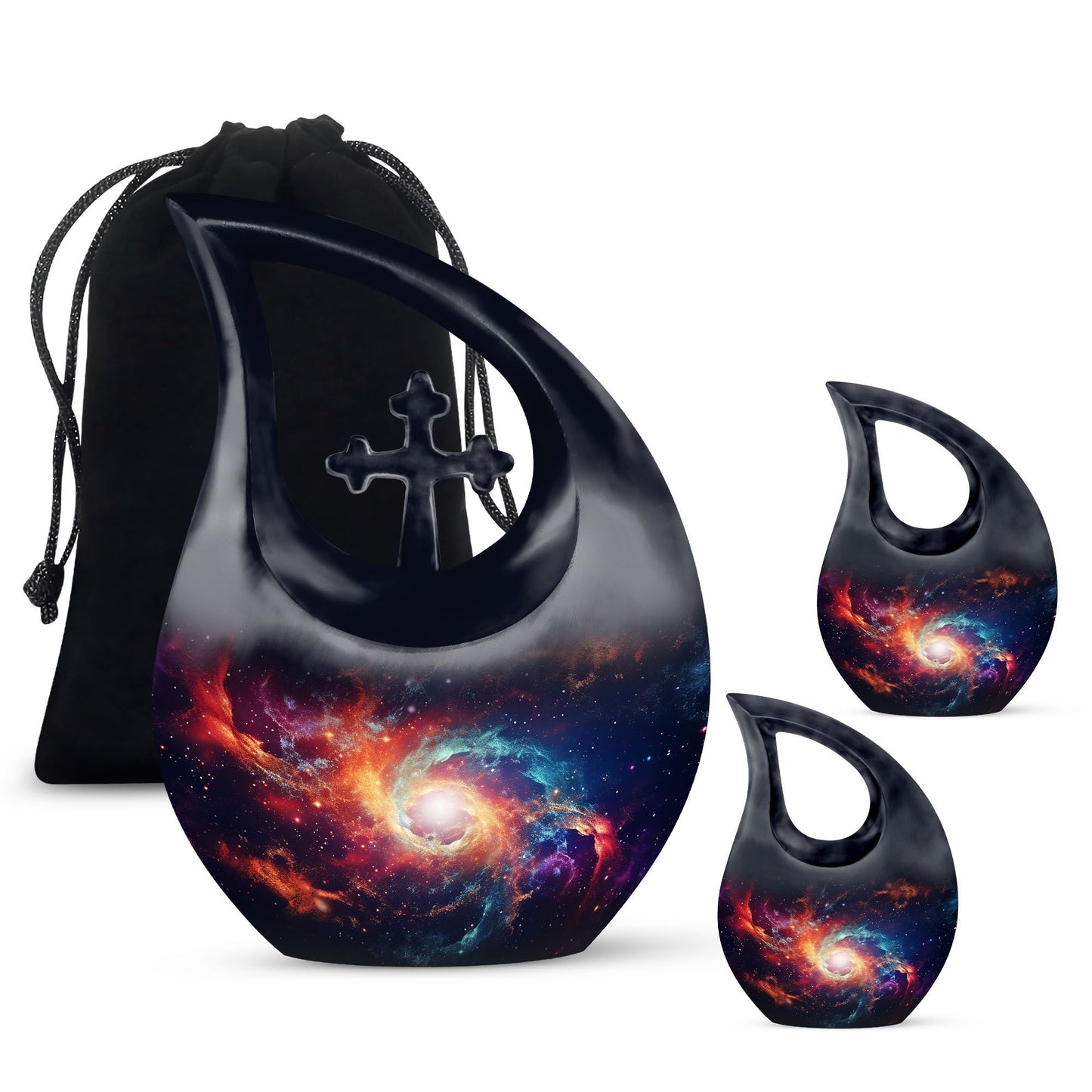 Rainbow Galaxy Revolving Urn