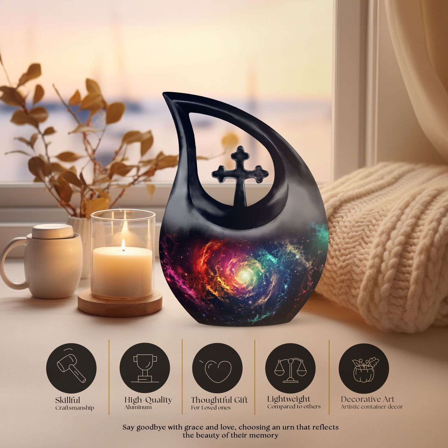 Spiral Galaxy Urn