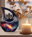 Realistic Spiral Galaxy Urn for ashes
