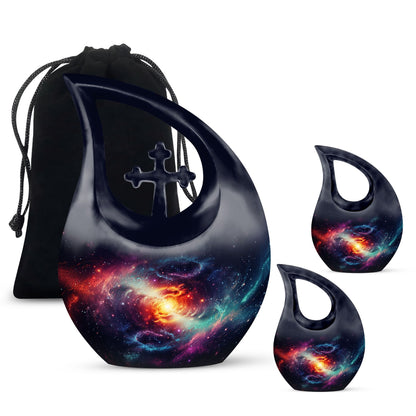 Realistic Spiral Galaxy Urn for ashes