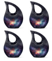 Nebula Galaxy themed large aluminium urn 