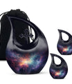 Nebula Galaxy themed large aluminium urn 