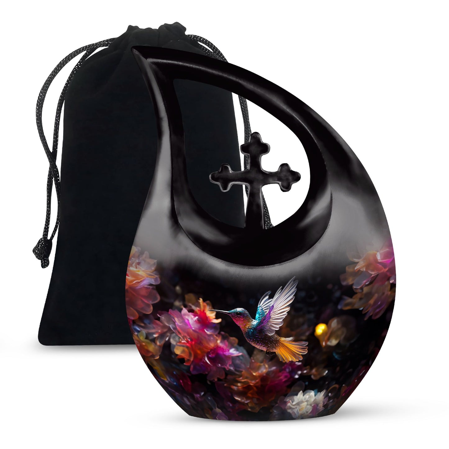 Blue Humming Bird Urn