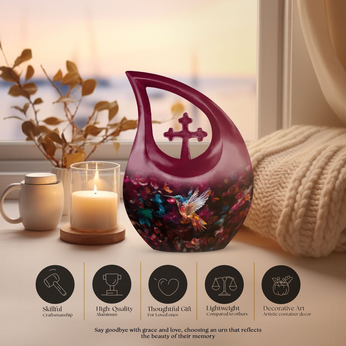 Humming Bird Urn