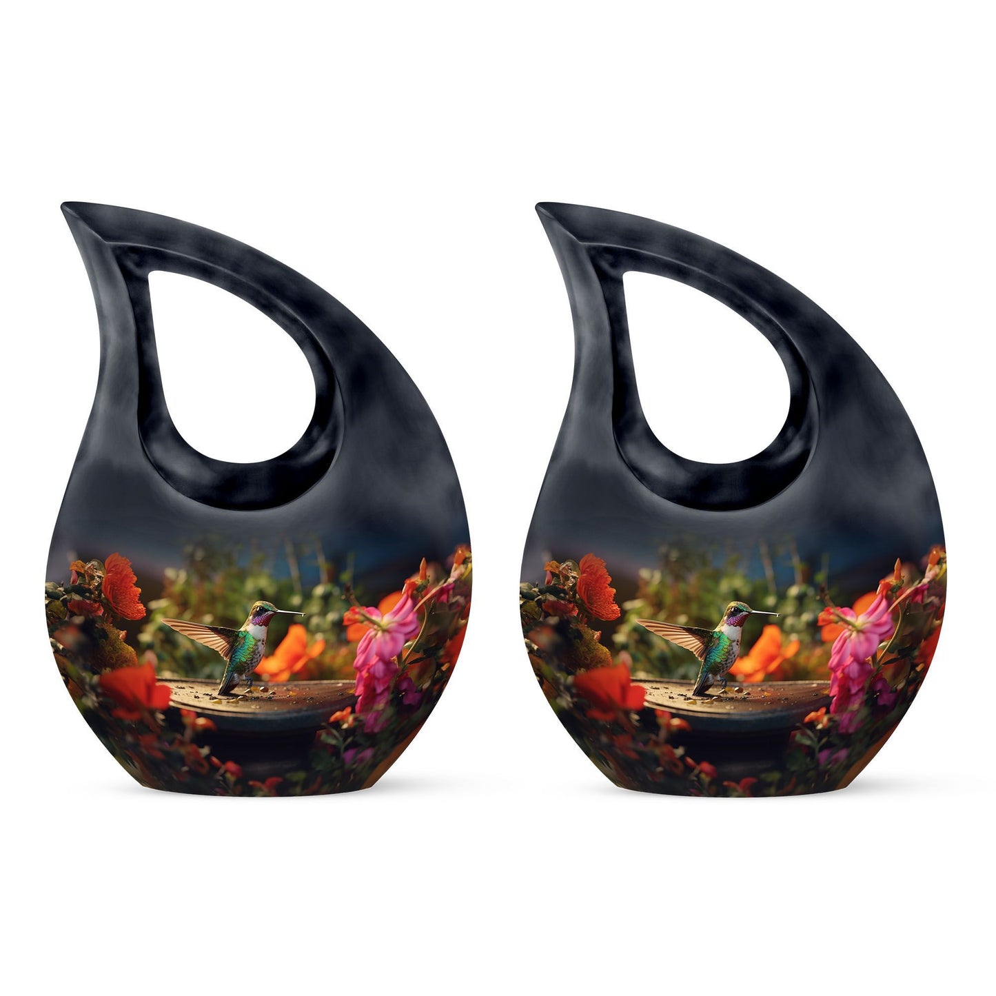 humming bird urn 