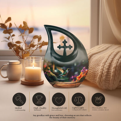 Humming Bird Memorial Urn