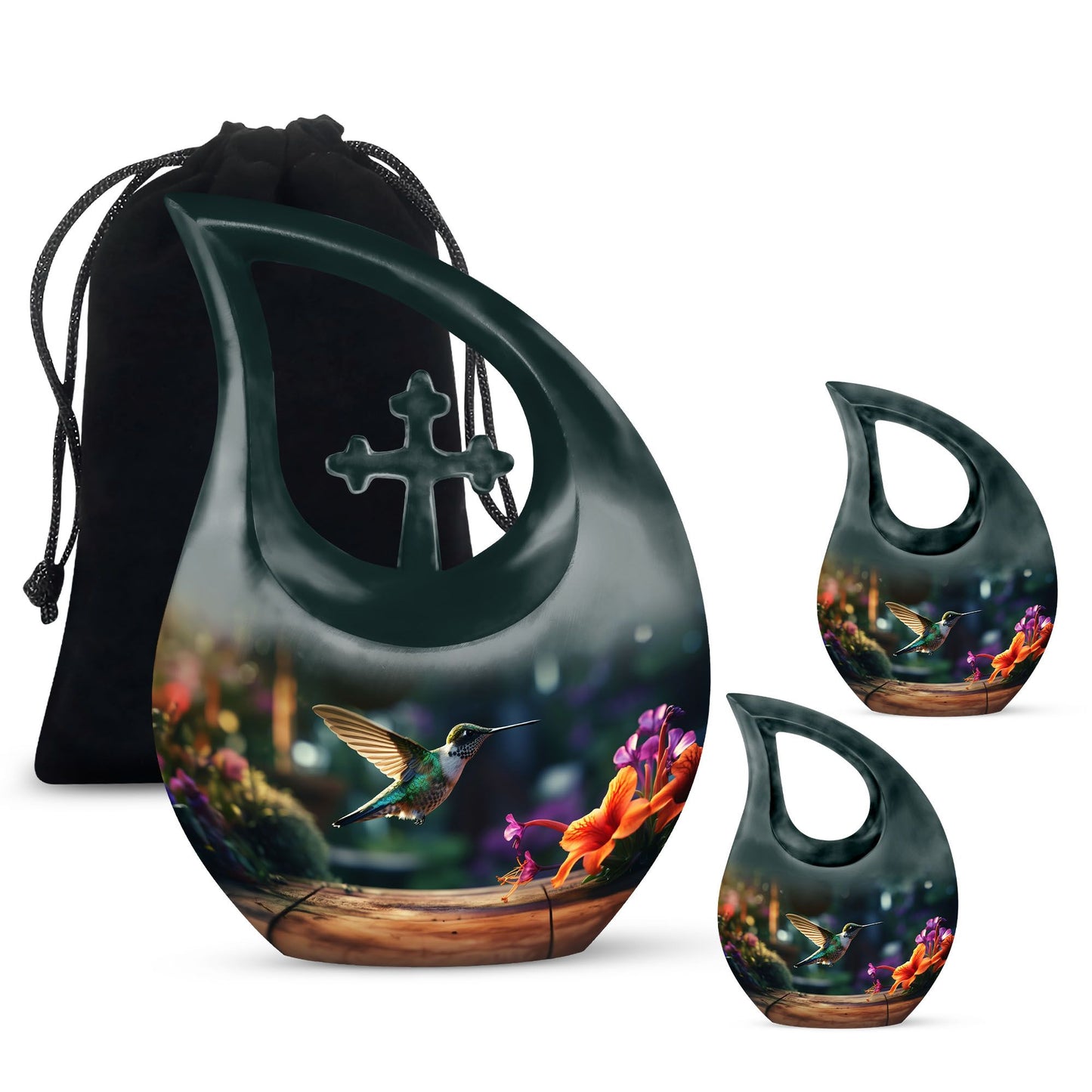 Humming Bird Memorial Urn