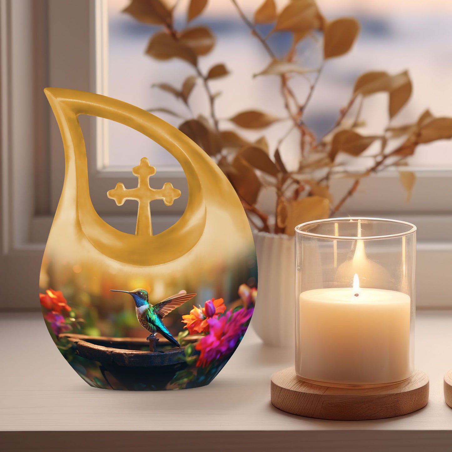 Humming Bird Cremation Urn