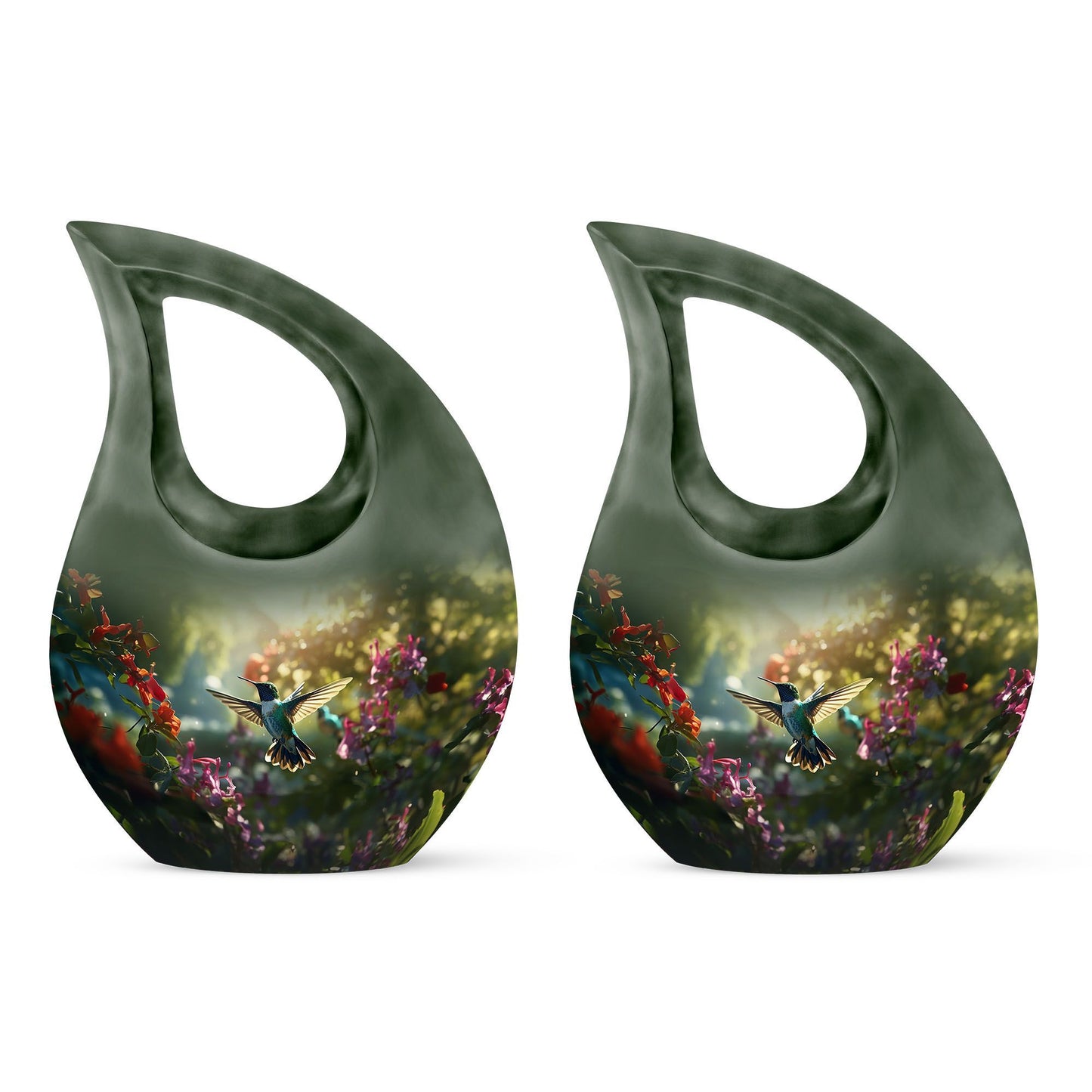 Humming Bird memorial urn