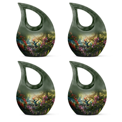 Humming Bird memorial urn