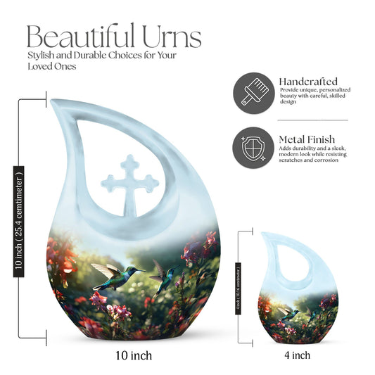 Aluminium Humming Bird Cremation Urn