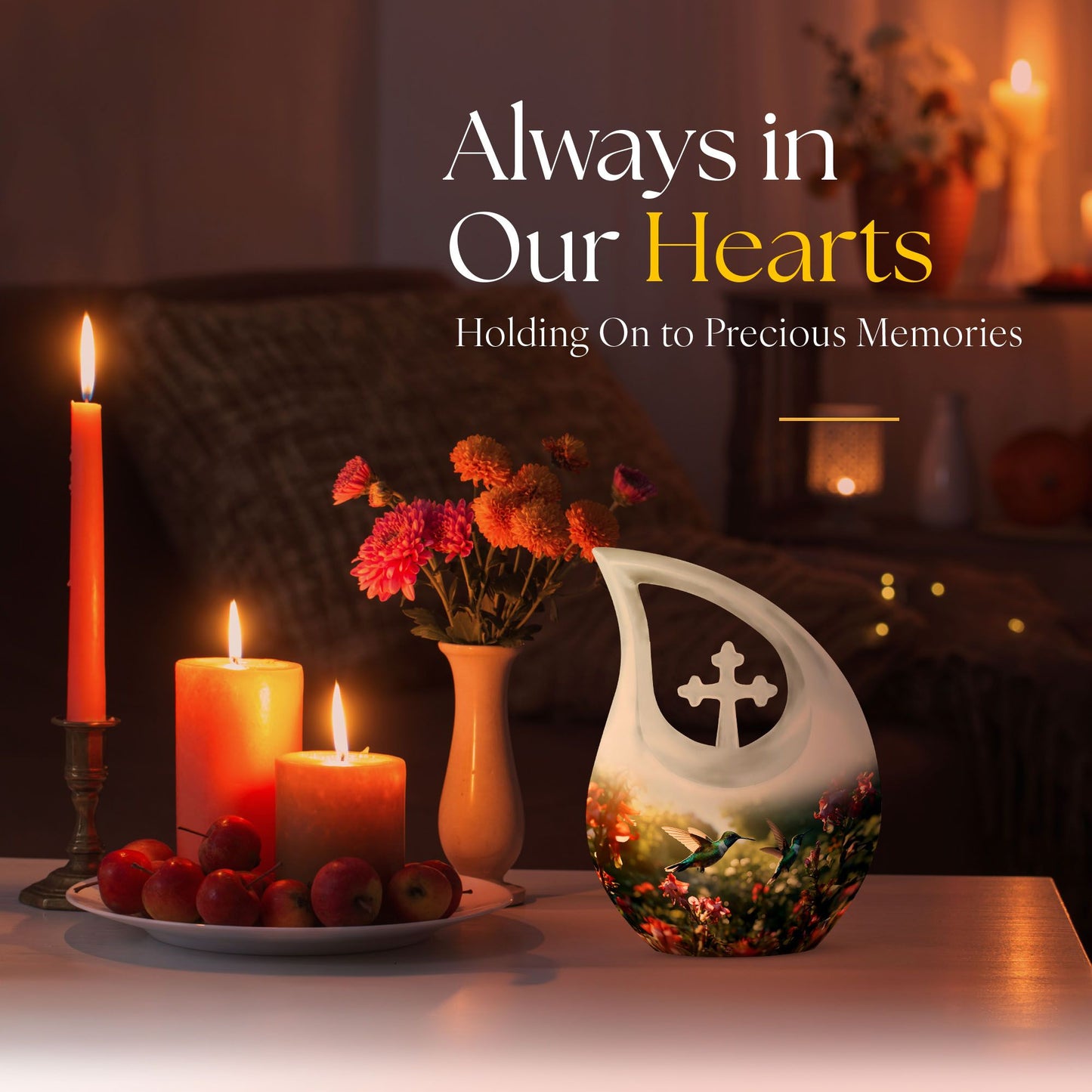 Aluminium Humming Bird Cremation Urn