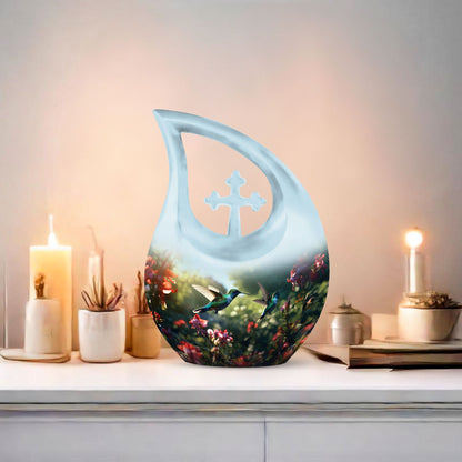 Aluminium Humming Bird Cremation Urn