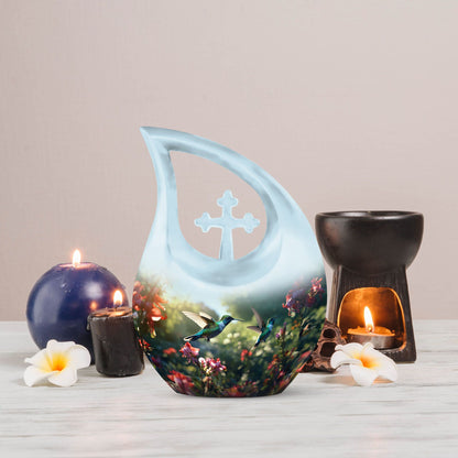 Aluminium Humming Bird Cremation Urn