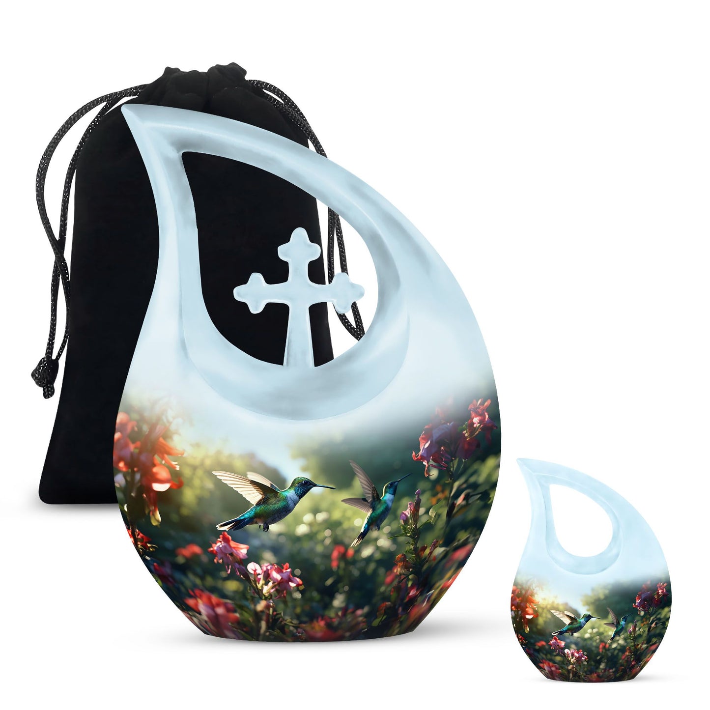 Aluminium Humming Bird Cremation Urn