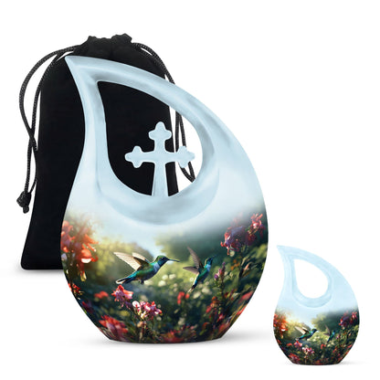 Aluminium Humming Bird Cremation Urn