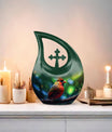 Cardinal Bird Themed Memorial Urn