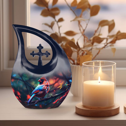 Cardinal Bird urn