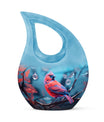 Cardinal Bird Urn