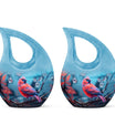 Cardinal Bird Urn