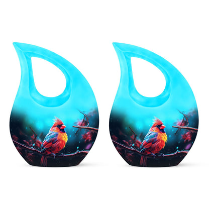 Cardinal Bird Urn