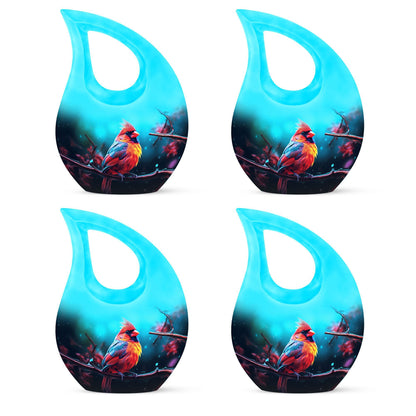 Cardinal Bird Urn