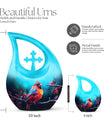 Cardinal Bird Urn