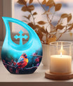 Cardinal Bird Urn