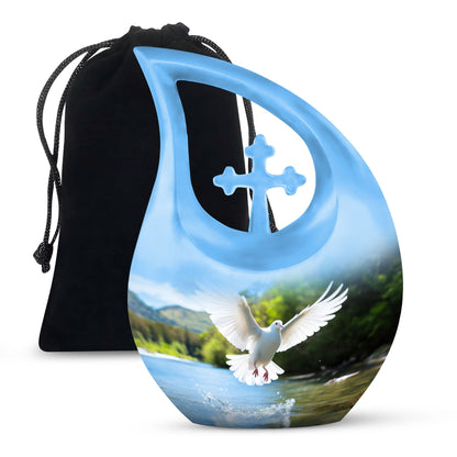 Aluminium Dove Urn