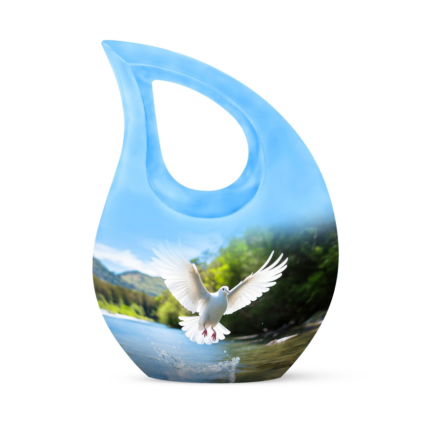 Aluminium Dove Urn