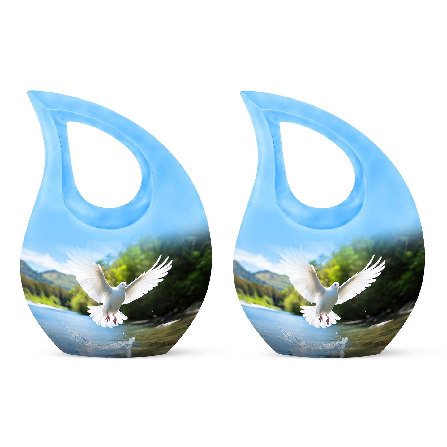 Aluminium Dove Urn