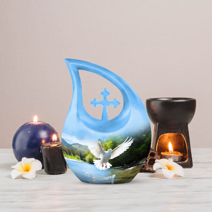 Aluminium Dove Urn