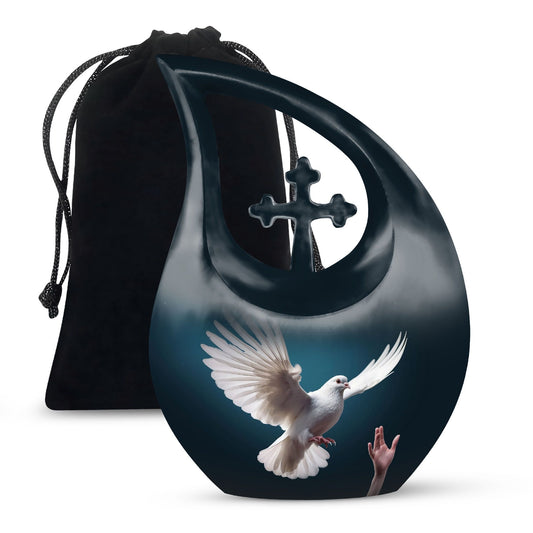 Dove Themed Memorial Urn for Ashes